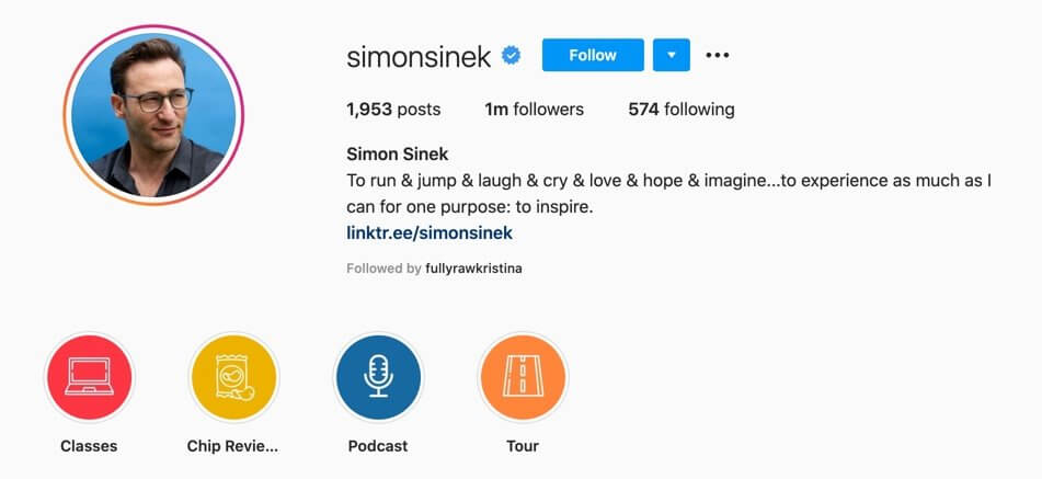 מתוך האינסטגרם של סיימון סיניק | From Simon Sinic's Instagram